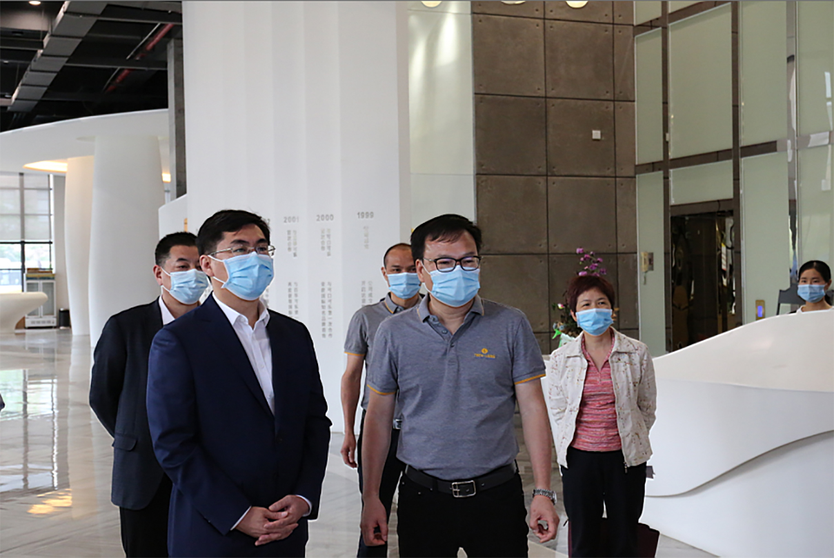 廣東省副省長孫志洋一行赴達意隆考察調研